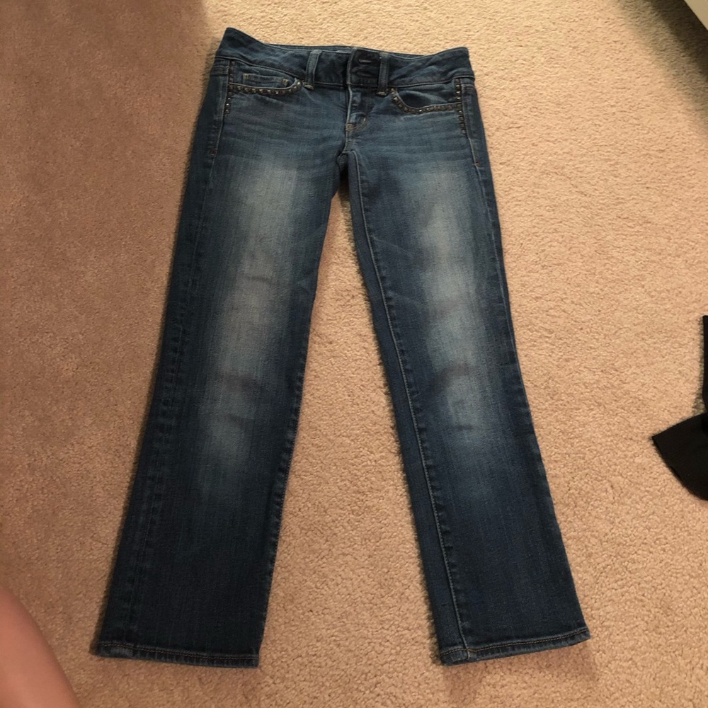 AEO studded capris